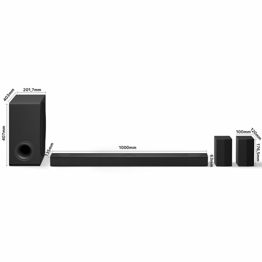 Sound bar LG S80TR.DEUSLLK Sort 580 W #5