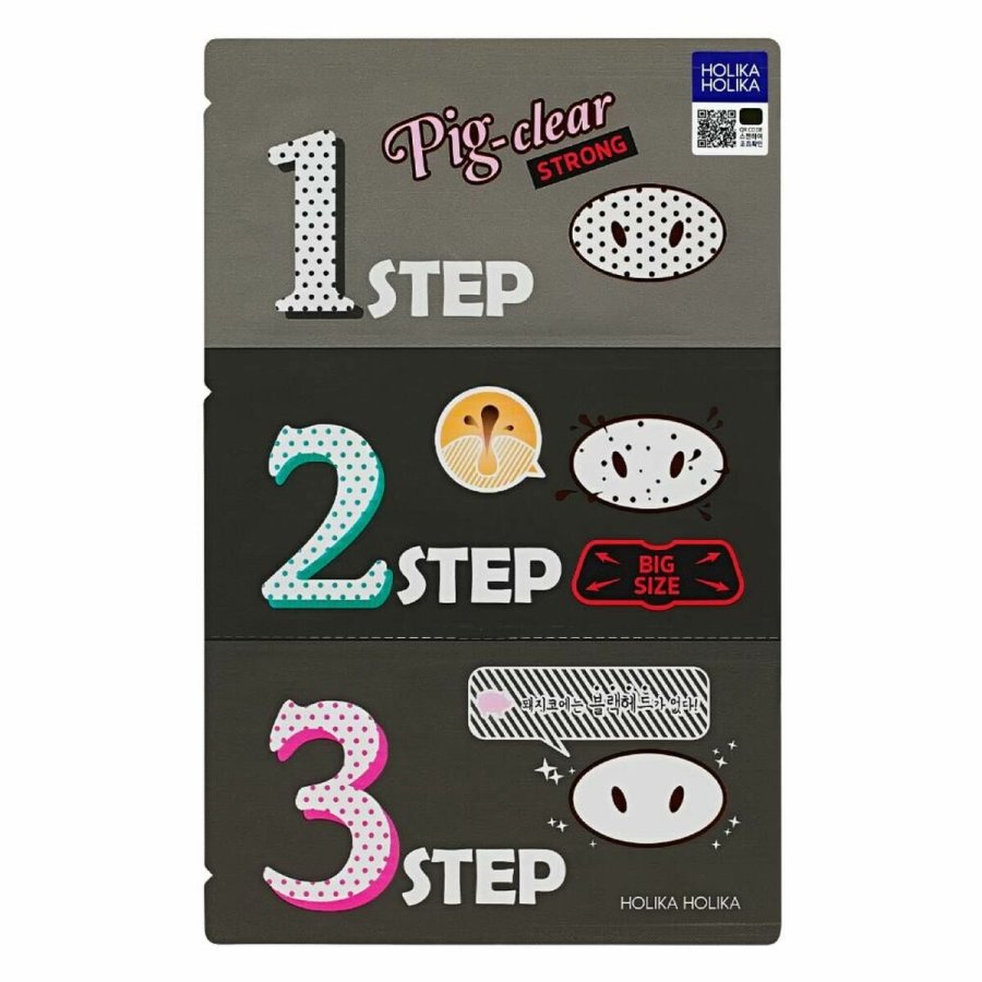 Ansigtsmaske Peel Off Holika Holika Pig-clear Strong 3 Step #1
