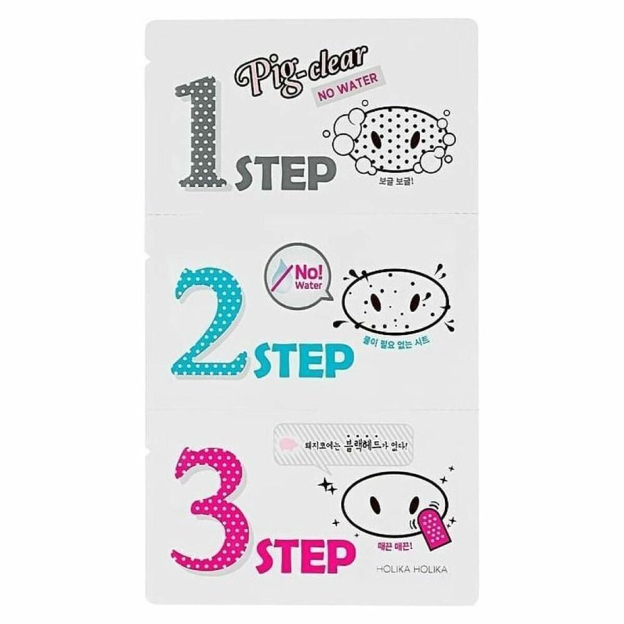 Ansigtsmaske Peel Off Holika Holika Pig-clear No Water3 Step #1