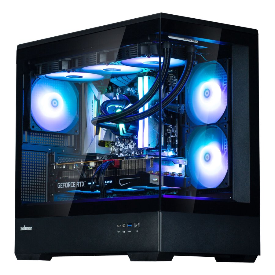 ATX / Mikro ATX/ Mini ITX-mid-tower case Zalman P30 BW Sort #6