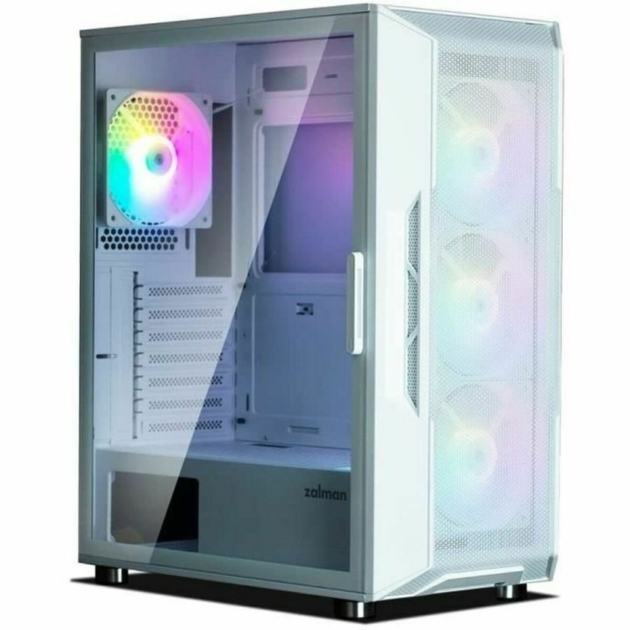 ATX Semi-t�rn kasse Zalman I3 NEO WHITE Hvid #5