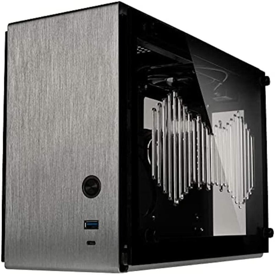 ATX Semi-t�rn kasse Zalman M2 MINI-SILVER Sort S�lvfarvet #5
