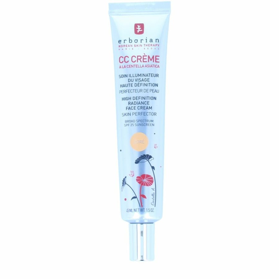 Fugtighedscreme med Farve Erborian CC CREAM centella asitica Spf 25 45 ml #1