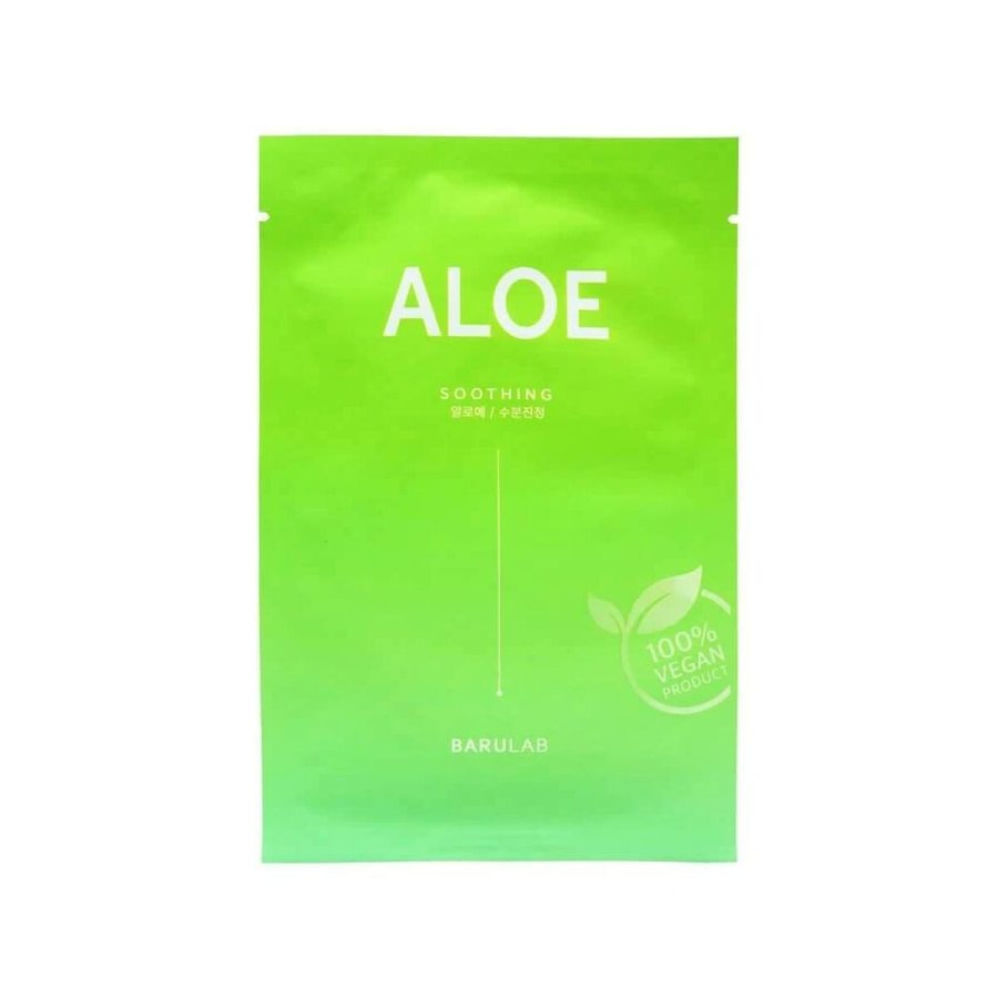Ansigtsmaske BARULAB The Clean Aloe Beroligende 23 g #1