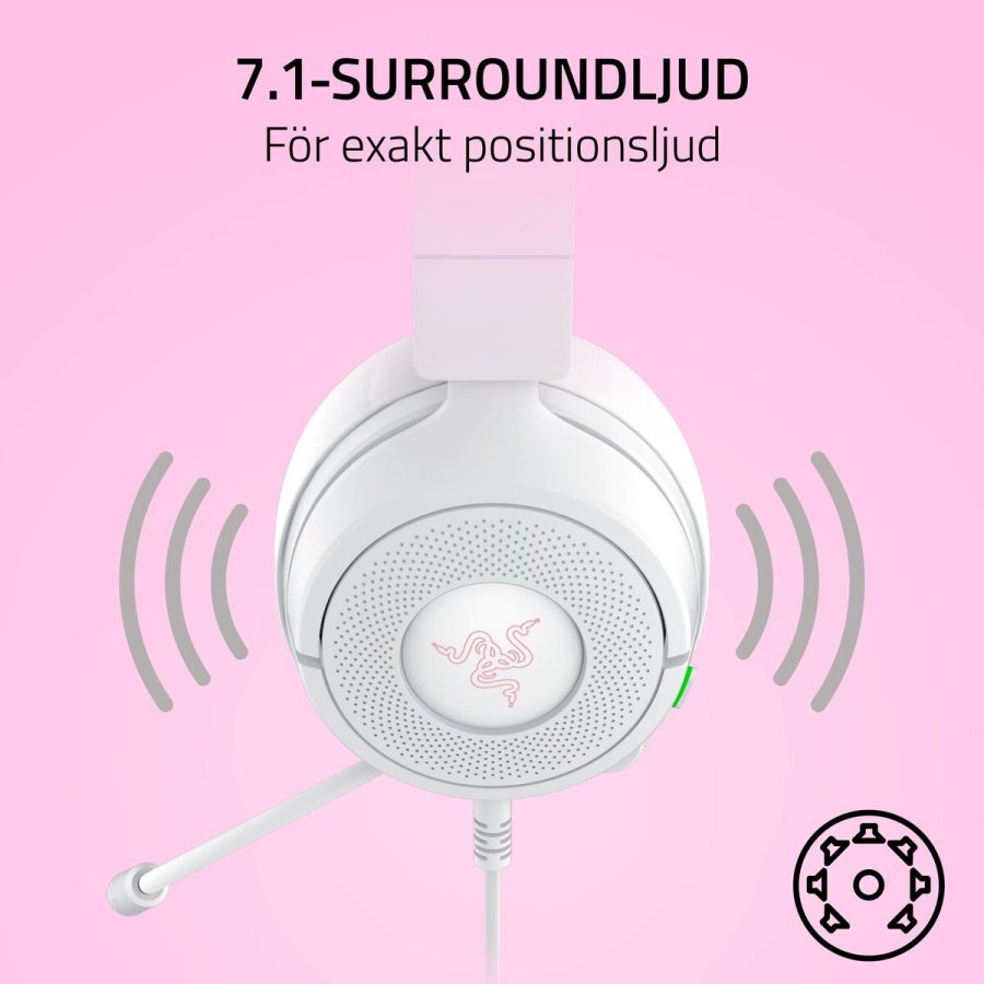 Hovedtelefoner Razer RZ04-05350300-R3M1 Hvid #6