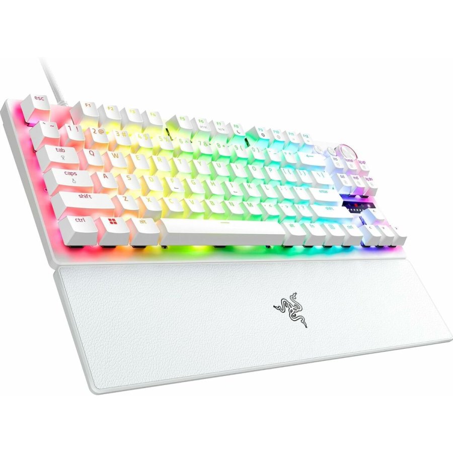 Tastatur Razer Huntsman V3 Pro Hvid Spansk qwerty #1