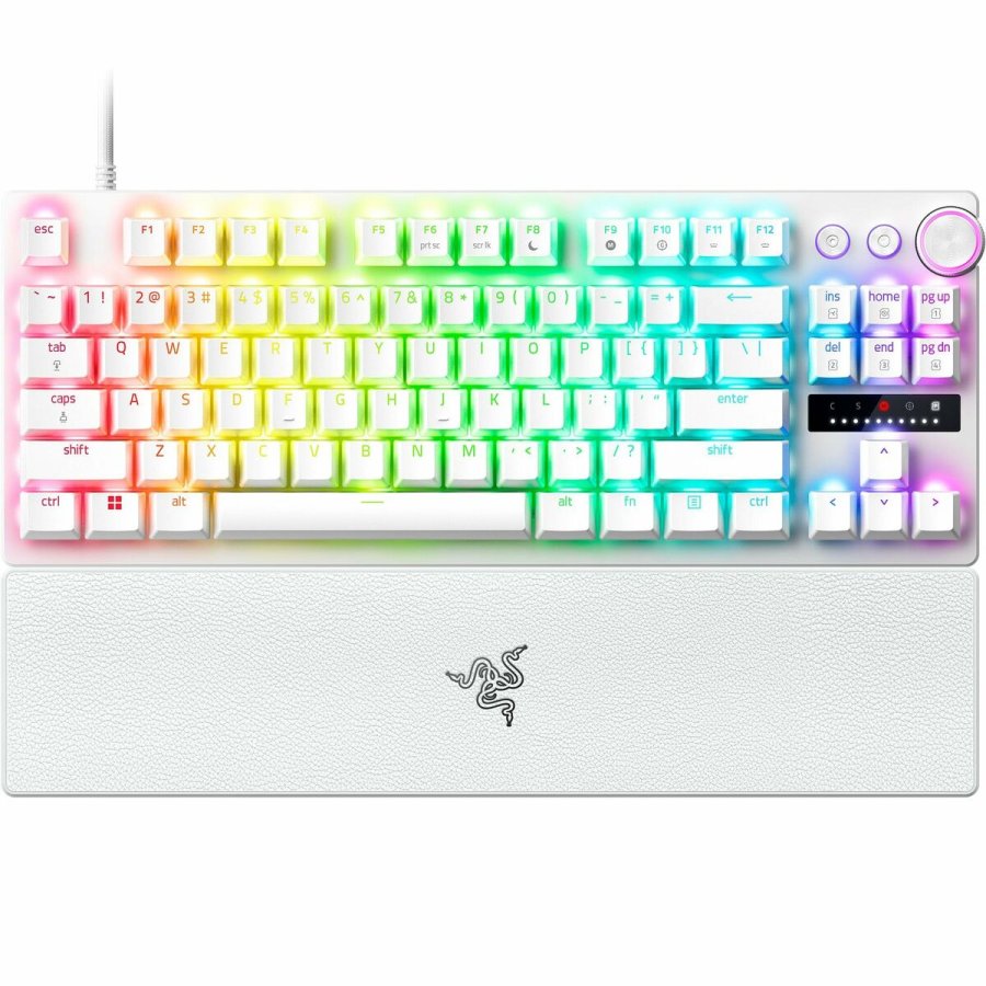Tastatur Razer Huntsman V3 Pro Hvid Spansk qwerty #2
