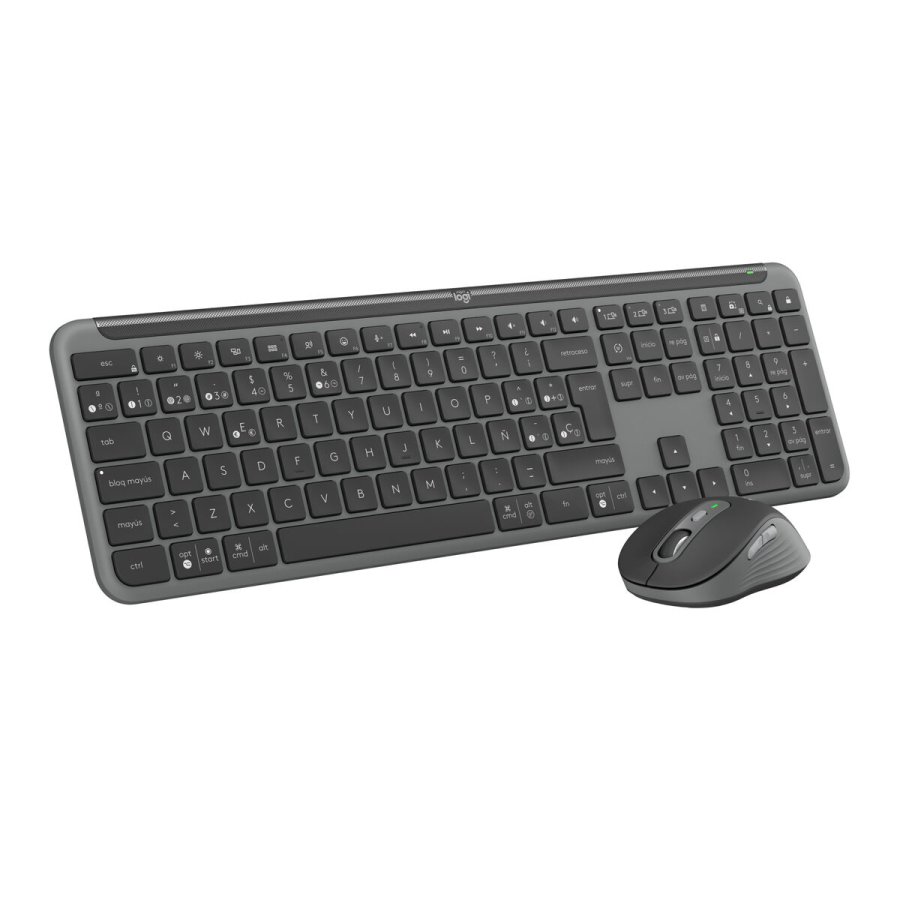 Tastatur og mus Logitech MK950 Grafit Spansk QWERTY #1