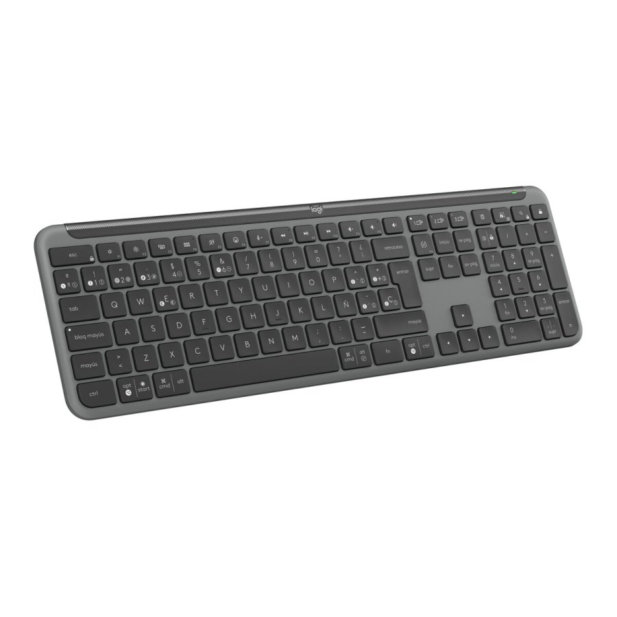Tr�dl�st tastatur Logitech 920-012455 Grafit QWERTY #1