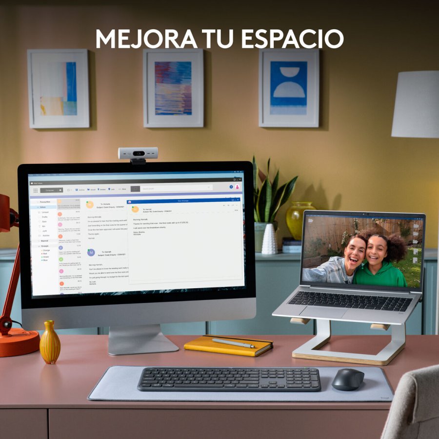 Tr�dl�st tastatur Logitech 920-012455 Grafit QWERTY #5