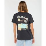 Kort�rmet T-shirt til Kvinder Rip Curl Waikiki Standard Sort #2