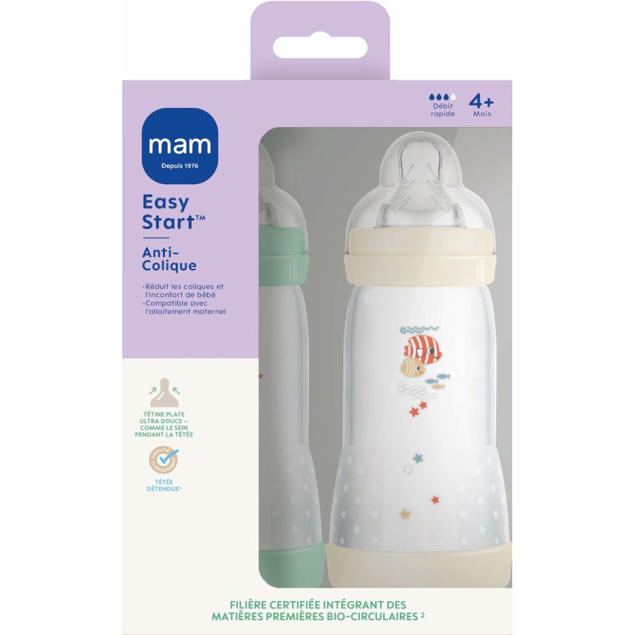 Babys flaske MAM sea Grn Beige #2