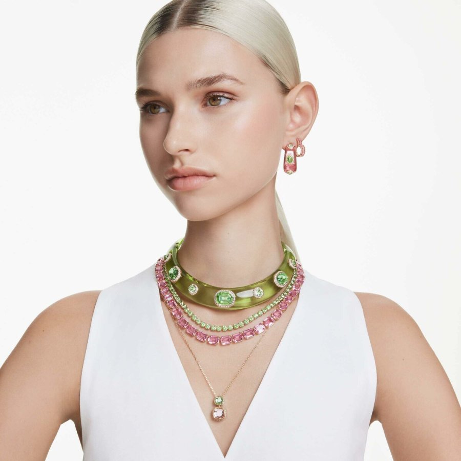 reringe til kvinder Swarovski 5706340 Pink #6