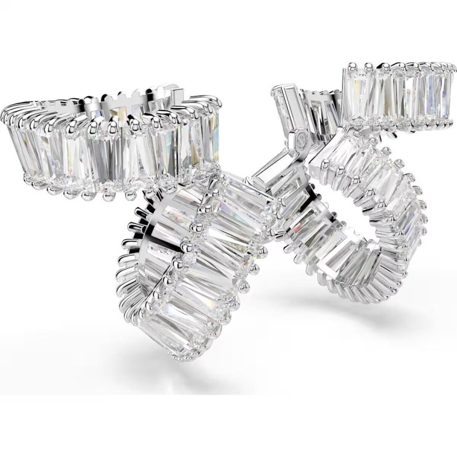 reringe til kvinder Swarovski 5720872 Slvfarvet #1