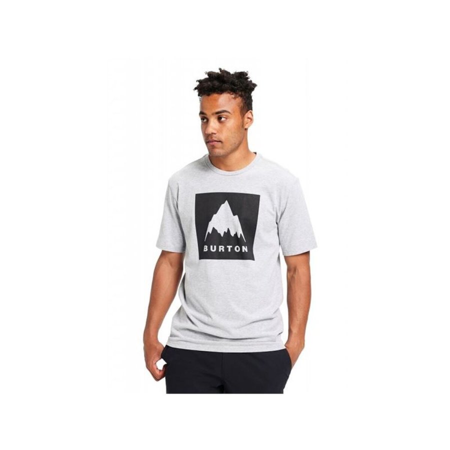 Kort�rmet T-shirt til M�nd Burton Classic Mountain High Lysegr� #1