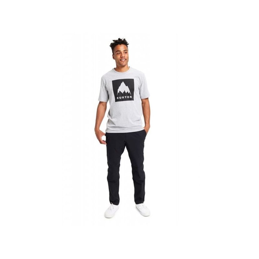 Kort�rmet T-shirt til M�nd Burton Classic Mountain High Lysegr� #4