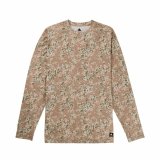 Sweaters uden Htte til Mnd Burton Mdwt Crew Snowfall Camo Hvid Beige #1