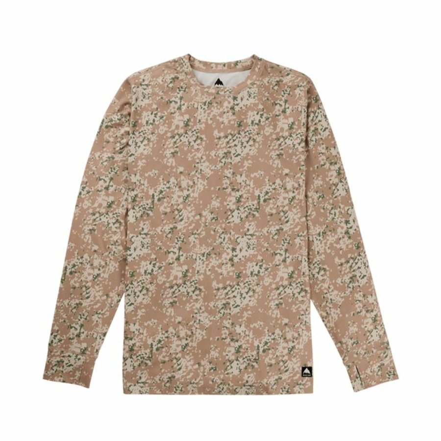 Sweaters uden Htte til Mnd Burton Mdwt Crew Snowfall Camo Hvid Beige #1