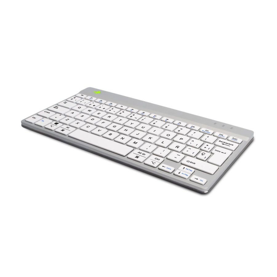 Tastatur R-Go RGOCOESWLWH Hvid Spansk qwerty #2