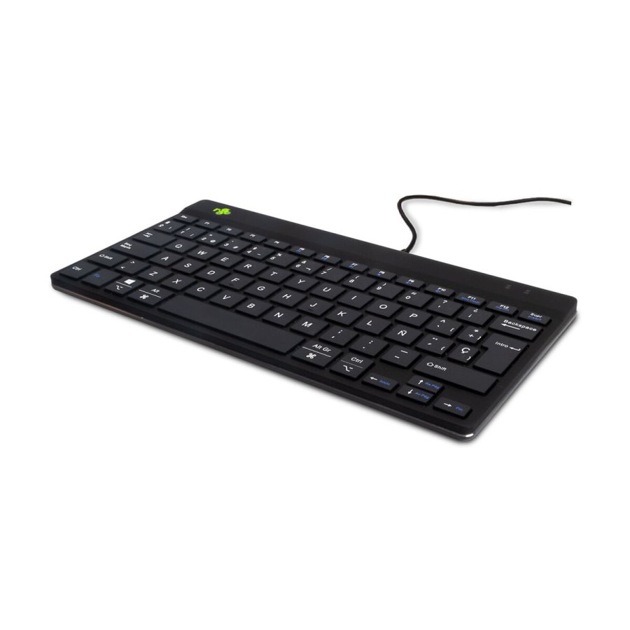 Tastatur R-Go RGOCOESWDBL Sort Spansk qwerty #1
