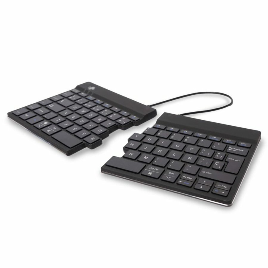 Tastatur og mus R-Go RGOSBESWLBL Sort Spansk QWERTY #6