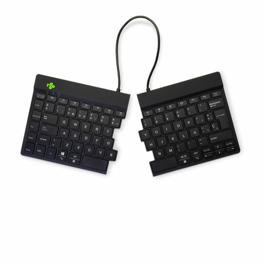 Tastatur og mus R-Go RGOSBESWLBL Sort Spansk QWERTY #4