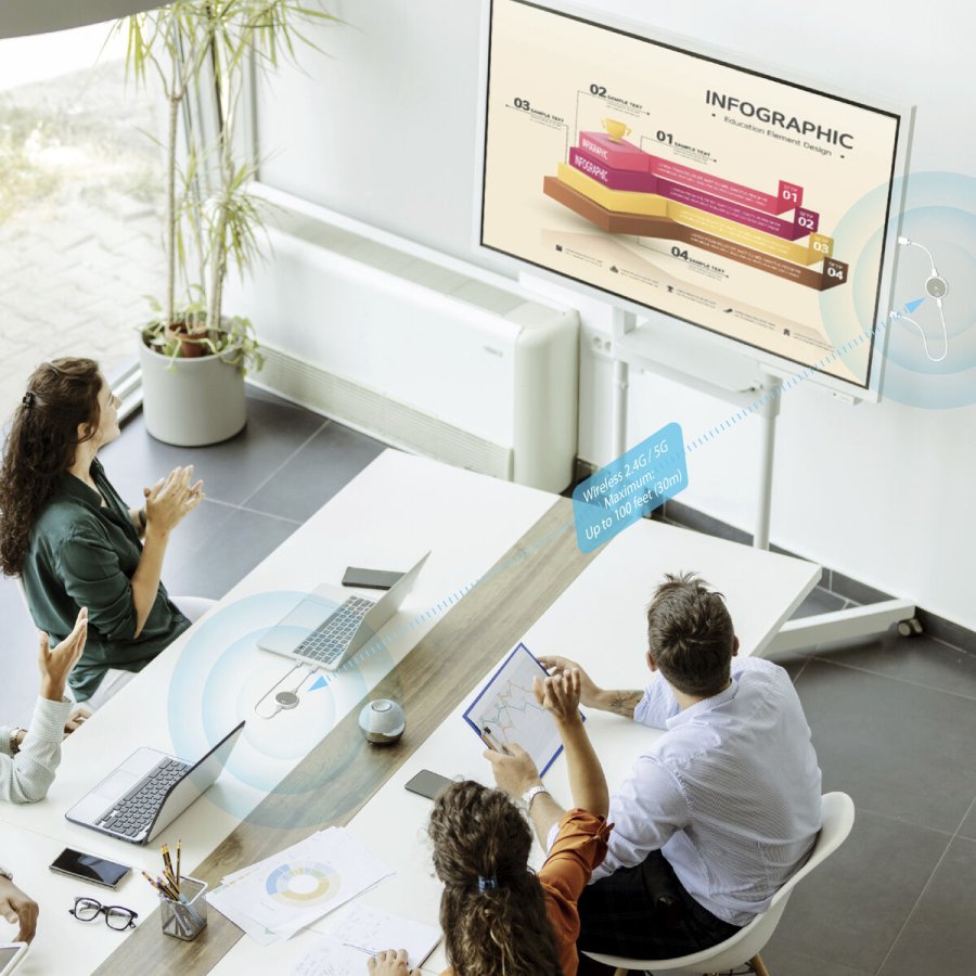 HDMI Adapter j5create JVAW75-N Hvid Gr� #5