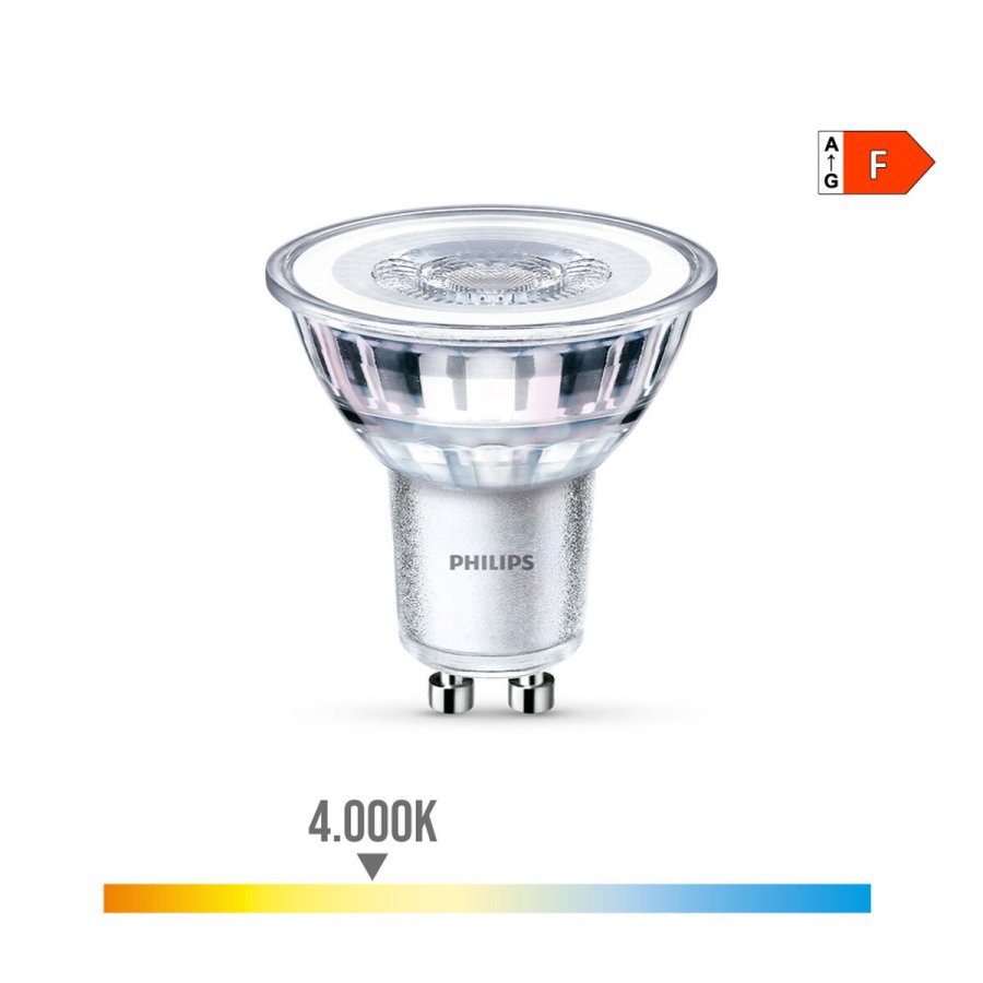 LED-lampe Philips F 4,6 W GU10 390 lm 5 x 5,4 cm (4000 K) #3