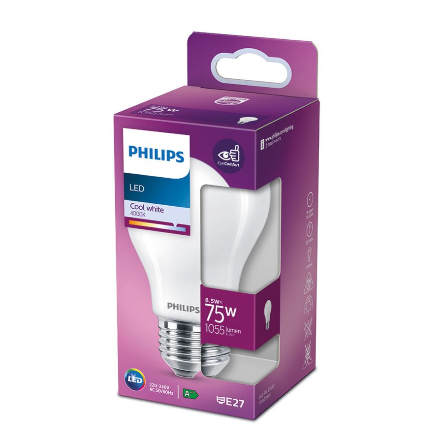 LED-lampe Philips Standard E 8,5 W E27 1055 lm � 6 x 10,4 cm (4000 K) #4
