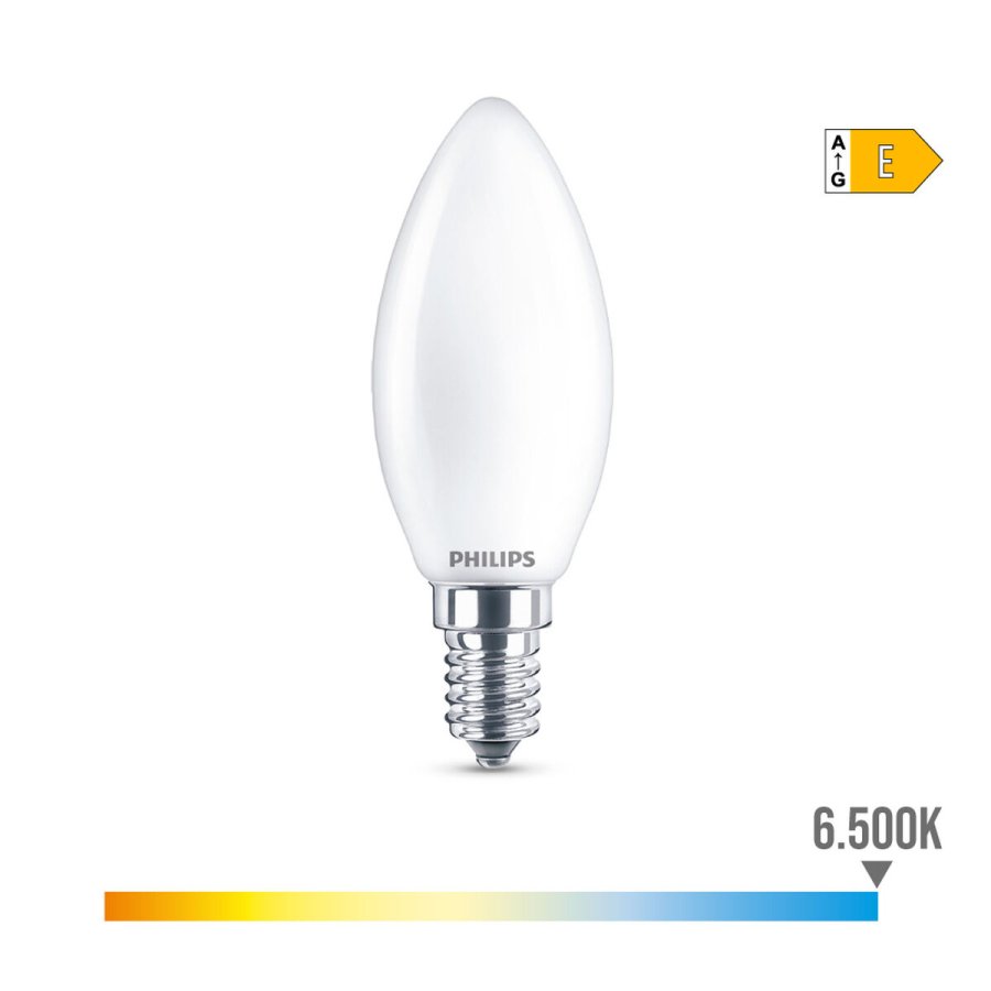 LED-lampe Philips Stearinlys E 6,5 W E14 806 lm 3,5 x 9,7 cm (6500 K) #3