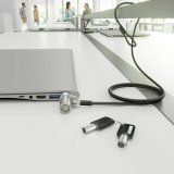 Sikkerhedskabel Aisens ASLK-D45K06-BK Sort 1,5 m #1