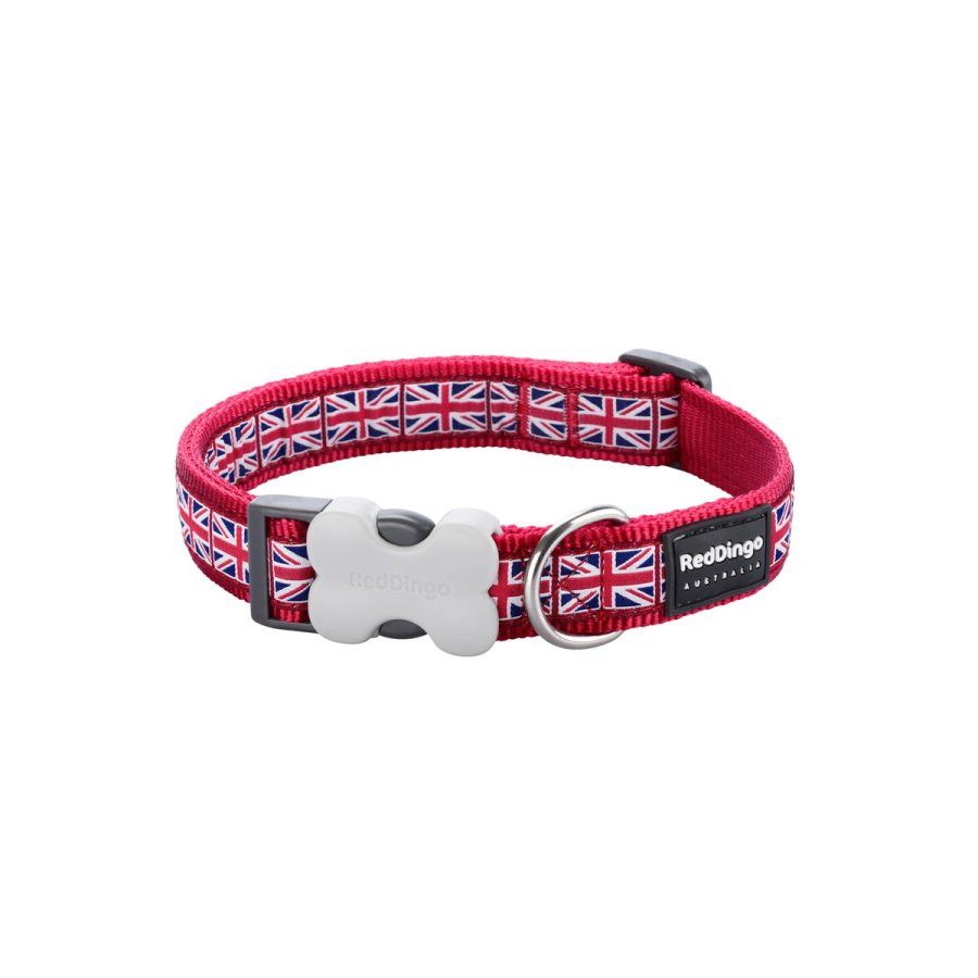 Hundehalsbnd Red Dingo STYLE UNION JACK FLAG 41-63 cm #4