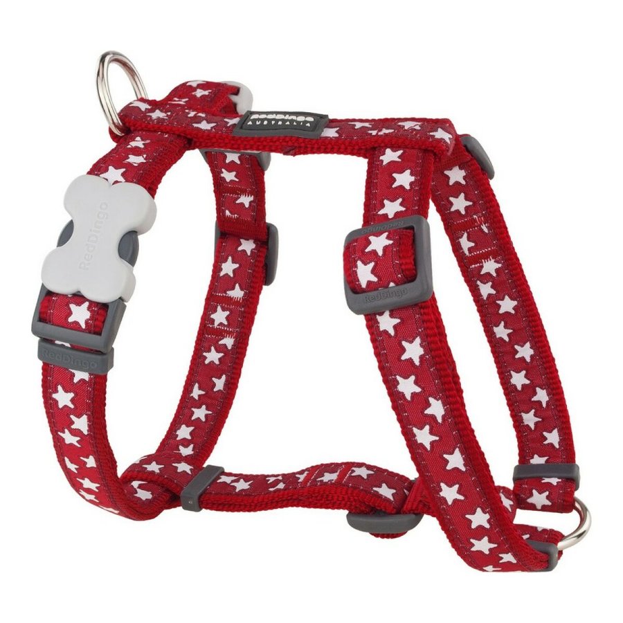 Hundesele Red Dingo Rd Stjerne Hvid 37-61 cm #1