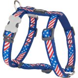 Hundesele Red Dingo STYLE US FLAG 45-66 cm 36-59 cm #1