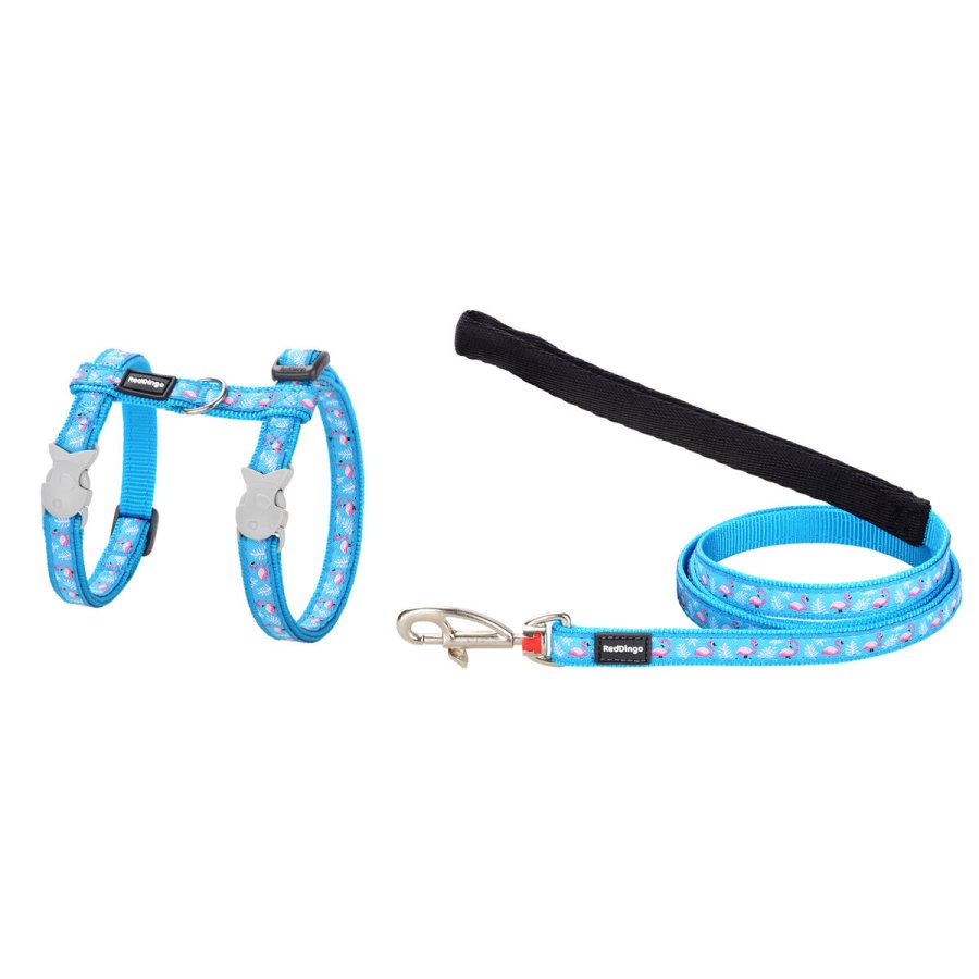 Hundesele Red Dingo Flamingo Turkisbl #1