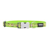 Hundehalsbnd Red Dingo STYLE MONKEY LIME GREEN 15 mm x 24-36 cm #2