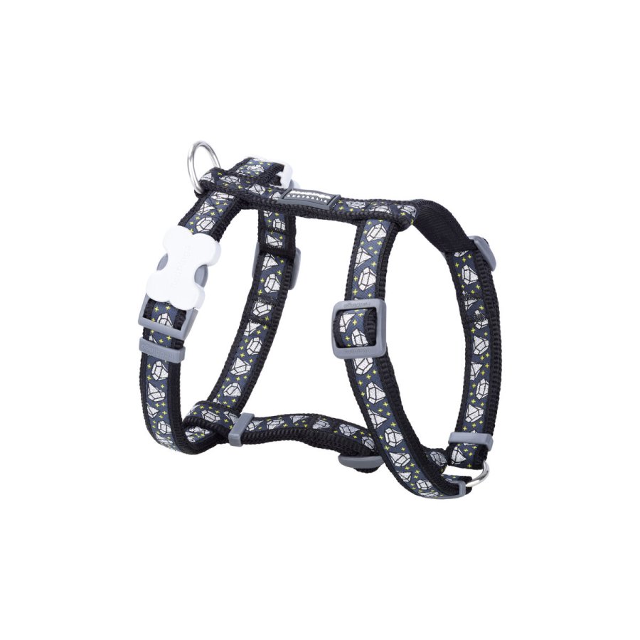 Hundesele Red Dingo STYLE DIAMOND 45-66 cm Sort 36-59 cm #1