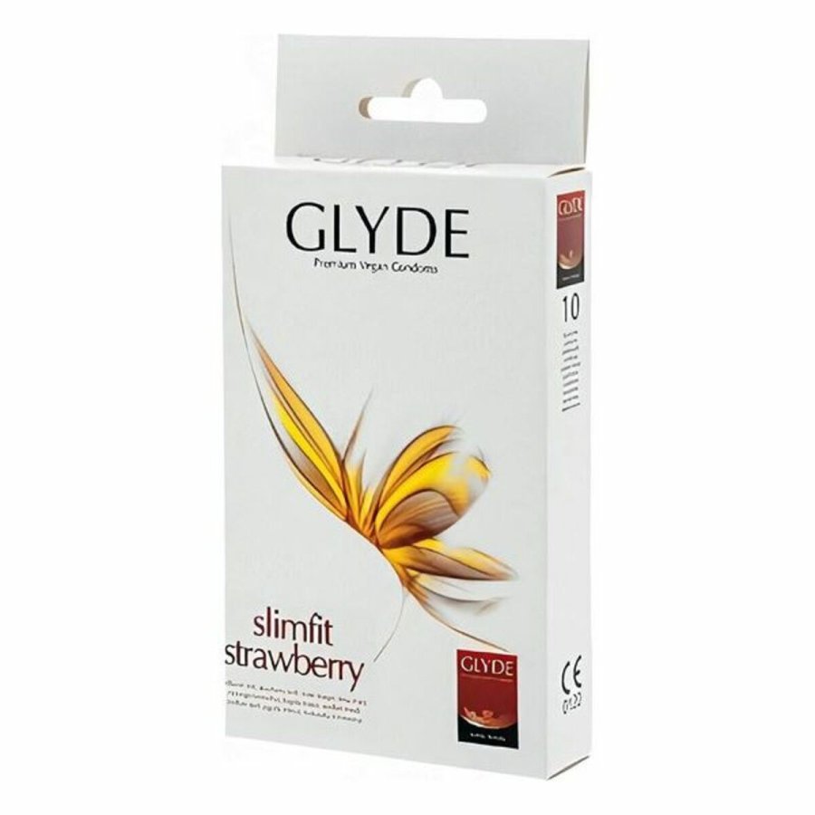 Kondomer Glyde Jordbr 17 cm (10 uds) #1