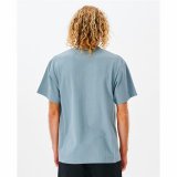 Kort�rmet T-shirt til M�nd Rip Curl Pocket Quality Surf  Bl� #3