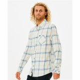 Lang�rmet Tr�je til M�nd Rip Curl Checked in Flannel Franela Hvid #3