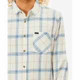 Lang�rmet Tr�je til M�nd Rip Curl Checked in Flannel Franela Hvid #5