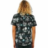 Skjorte Rip Curl Swc Botanica S/S M�nd Kort slange Sort #2