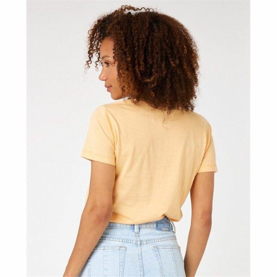 Kortrmet T-shirt Rip Curl Re-Entry Crew  Beige #2