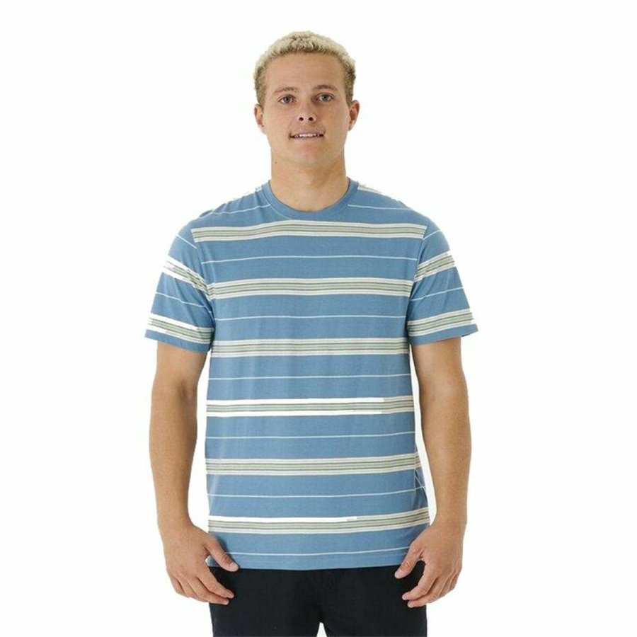 T-shirt Rip Curl Surf Revival Stripe Akvamarin M�nd #1