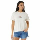 Kortrmet T-shirt Rip Curl Sun Relaxed Hvid #1