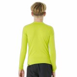 B�rne Kort�rmet T-shirt Rip Curl Corps L/S Rash Vest  Gul Surf Lycra #7