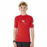 Kort�rmet T-shirt til B�rn Rip Curl Corps L/S Rash Vest  R�d Lycra Surf #1