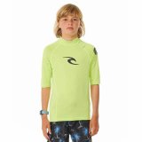 Brne Kortrmet T-shirt Rip Curl Wave Upf Limegrn #1
