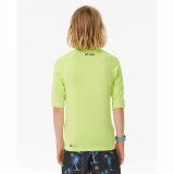 Brne Kortrmet T-shirt Rip Curl Wave Upf Limegrn #2