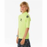 Brne Kortrmet T-shirt Rip Curl Wave Upf Limegrn #3